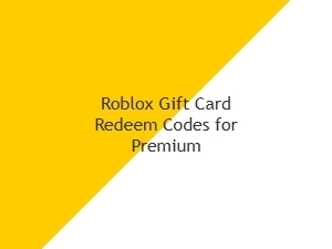 How to Redeem Roblox Gift Card Codes for Premium